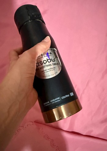 Asobu Siyah Termos Matara - Görsel 3