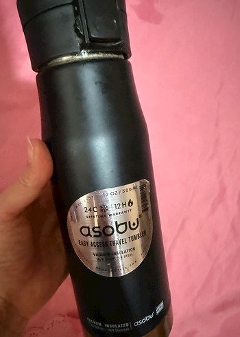 Asobu Siyah Termos Matara - Görsel 2