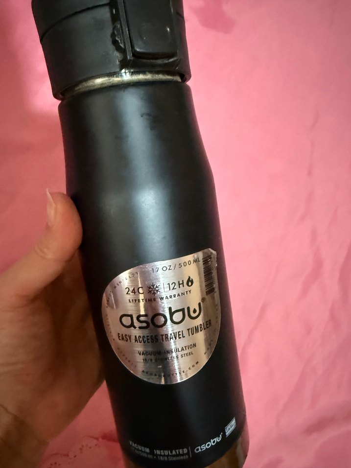 Asobu Siyah Termos Matara - Görsel 2