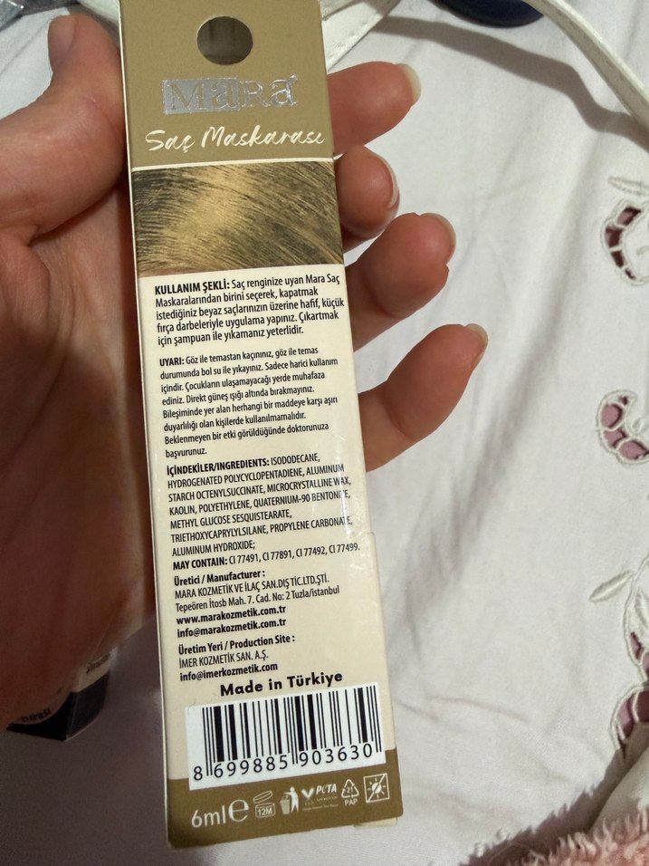 Mara Saç Maskarası Açık Kumral Blonde - Görsel 3