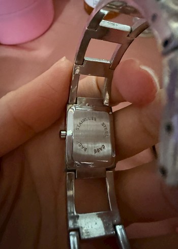 Beyaz Taşlı Kadın Saat - Görsel 2