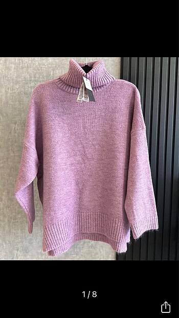 Massimo Dutti Massimo dutti yırtmaçlı yumoş kazak