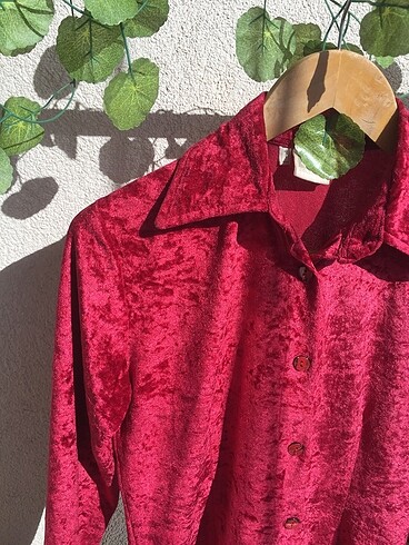 American Vintage Kadife vintage gömlek bluz