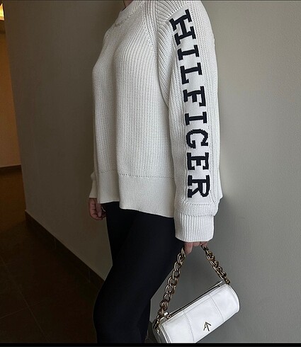 s Beden beyaz Renk Tommy hilfiger triko kazak