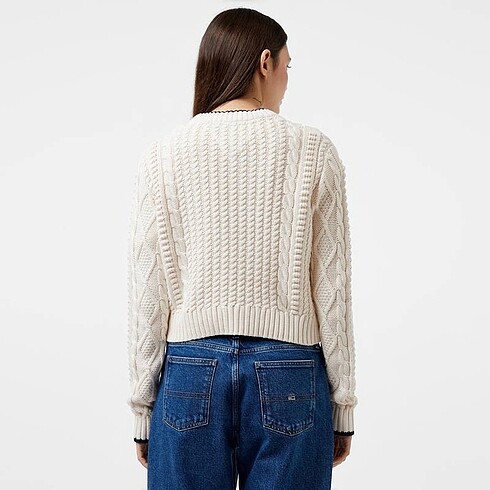 s Beden Tommy Hilfiger Bubble cable kazak