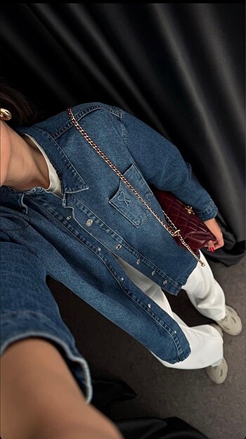 Ami paris denim gömlek jacket
