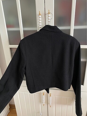 l Beden SİYAH CROP BLAZER
