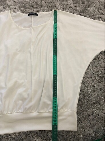 Yarasa kol beyaz bluz - Görsel 8