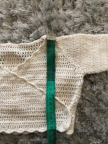 Yenidoğan organik naturel hırka - Görsel 8