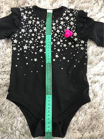 Koton kız bebek siyah badi - Görsel 5