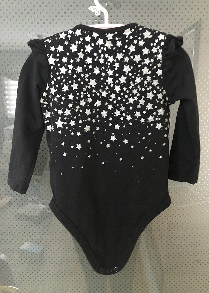 Koton kız bebek siyah badi - Görsel 2