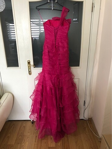 Pembe kına elbisesi - Görsel 5