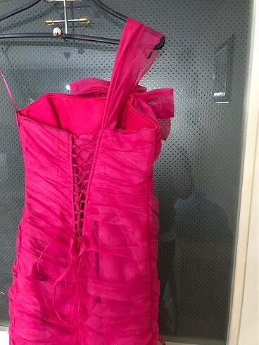 Pembe kına elbisesi - Görsel 7