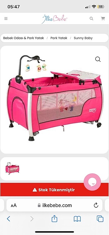 Sunny baby park beşik - Görsel 5