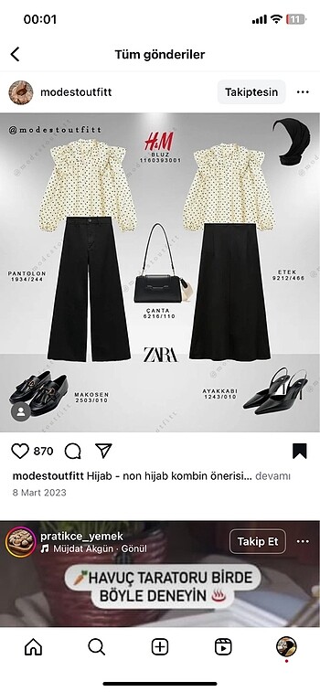 m Beden H&M bluz