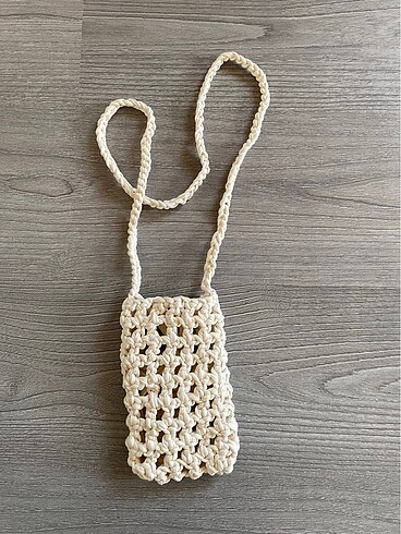 Ekru telefon/ suluk çantası