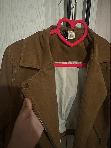 H&M H&M taba rengi ceket, süet M beden