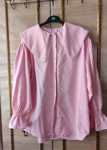 İnci Detaylı Pembe Midi Tunik - Görsel 2