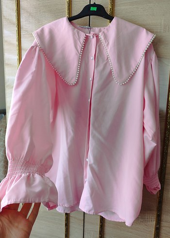 İnci Detaylı Pembe Midi Tunik - Görsel 3