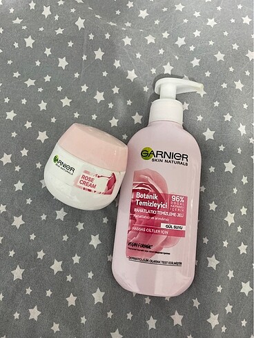 Garnier Temizleme jeli ve nemlendirici krem