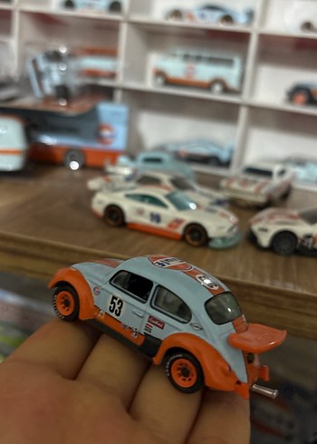 Açık Mavi Oyuncak Araba Koleksiyonu - Görsel 9