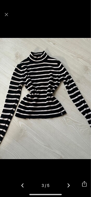 m Beden Pull and bear çizgili body