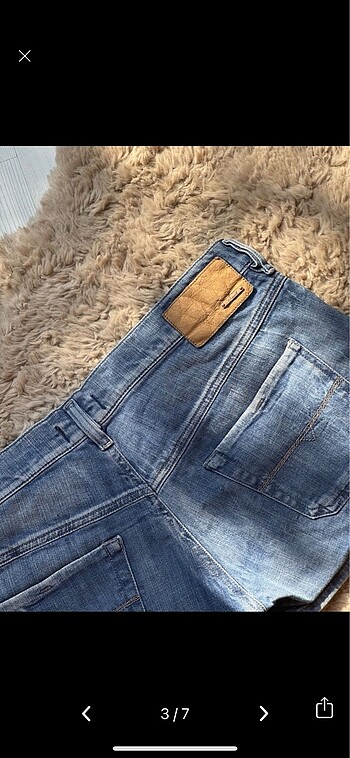 Diesel Diesel Y2k düşük bel denim şort