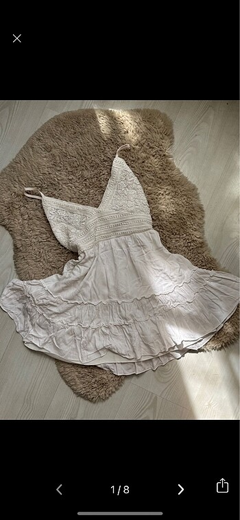 Y2k dantel detay babydoll elbise