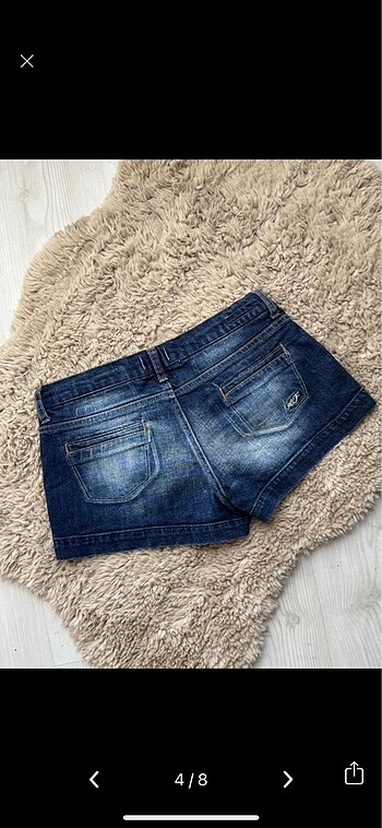 s Beden 2k düşük bel Abercrombie denim şort