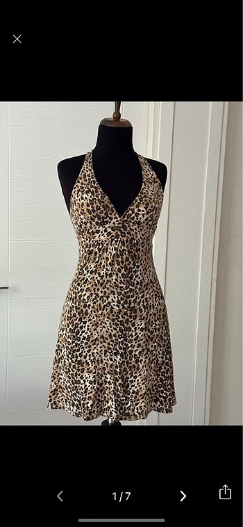 Bershka leopar desen boyundan bağlama