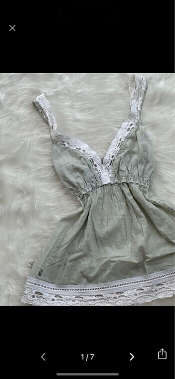 Y2k Abercrombie bluz üst lolita fairy