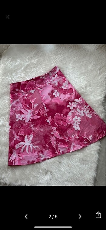 American Vintage Y2k winx flora fairy çiçekli pembe etek