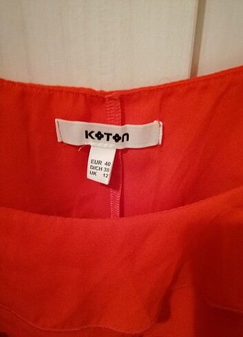 40 Beden kırmızı Renk Bluz koton 