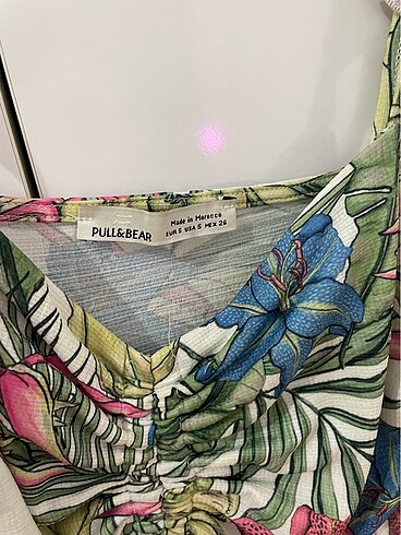Bershka Çiçekli tulum