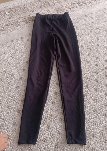 Siyah Kadın Midi Tayt - Görsel 2