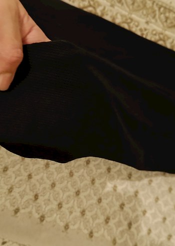 Kadın Koyu Bej İpek Kurdeleli Fular - Görsel 2