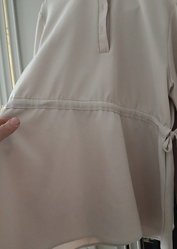 Bej Piliseli Kadın Uzun Takım - Görsel 2