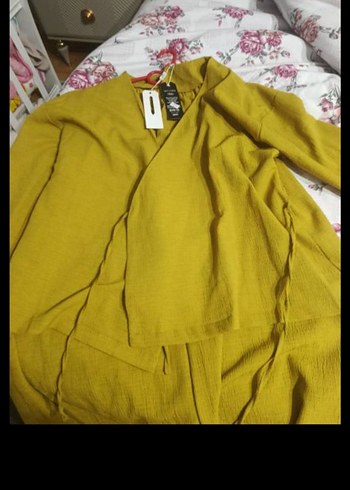 Kadın Haki Uzun Bohem Salaş Takım - Görsel 2