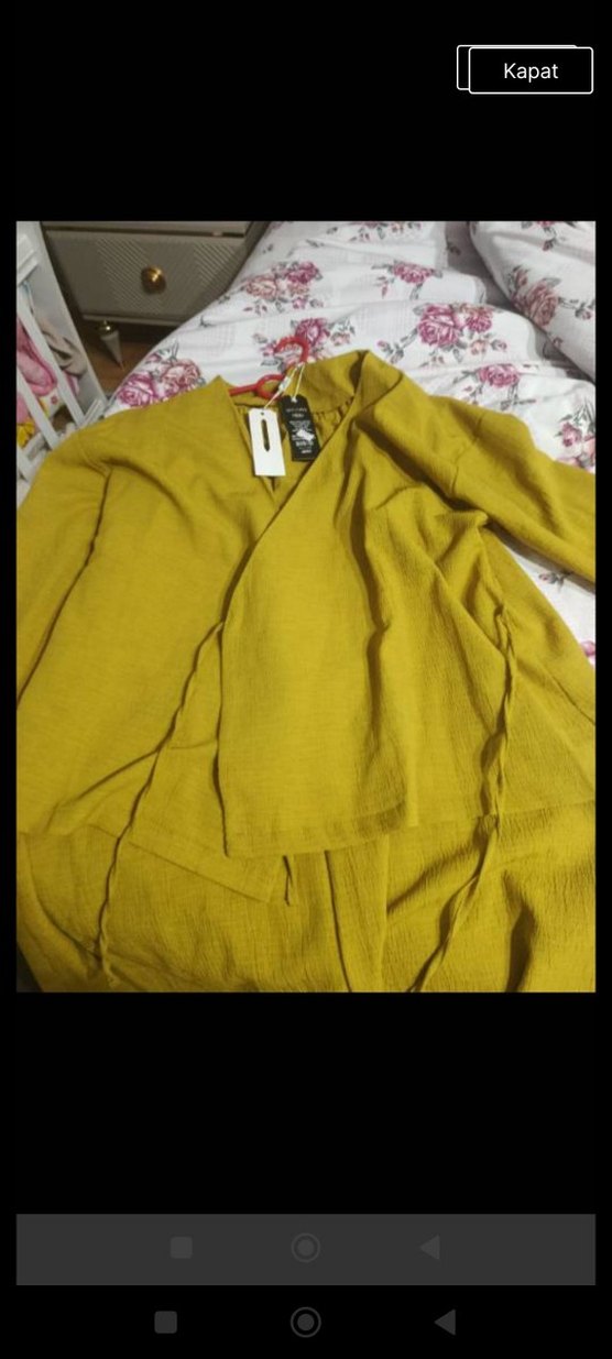 Kadın Haki Uzun Bohem Salaş Takım - Görsel 2