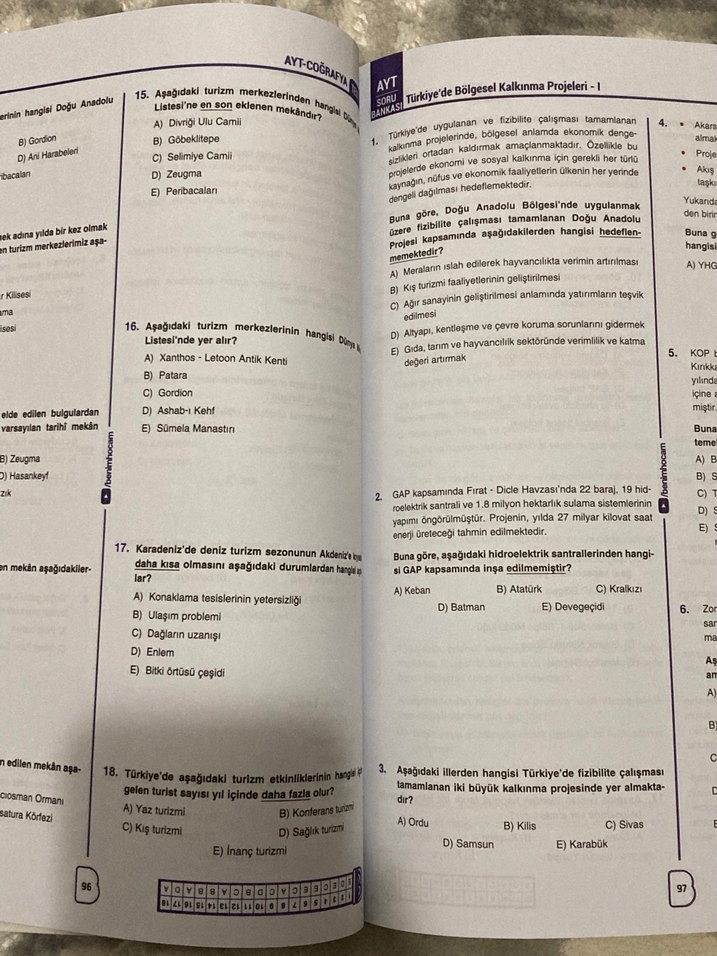 AYT Coğrafya Soru Bankası - Görsel 2