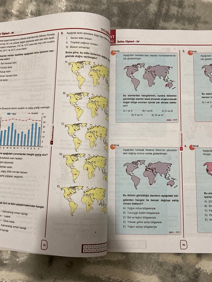 Tyt coğrafya soru bankası - Görsel 2