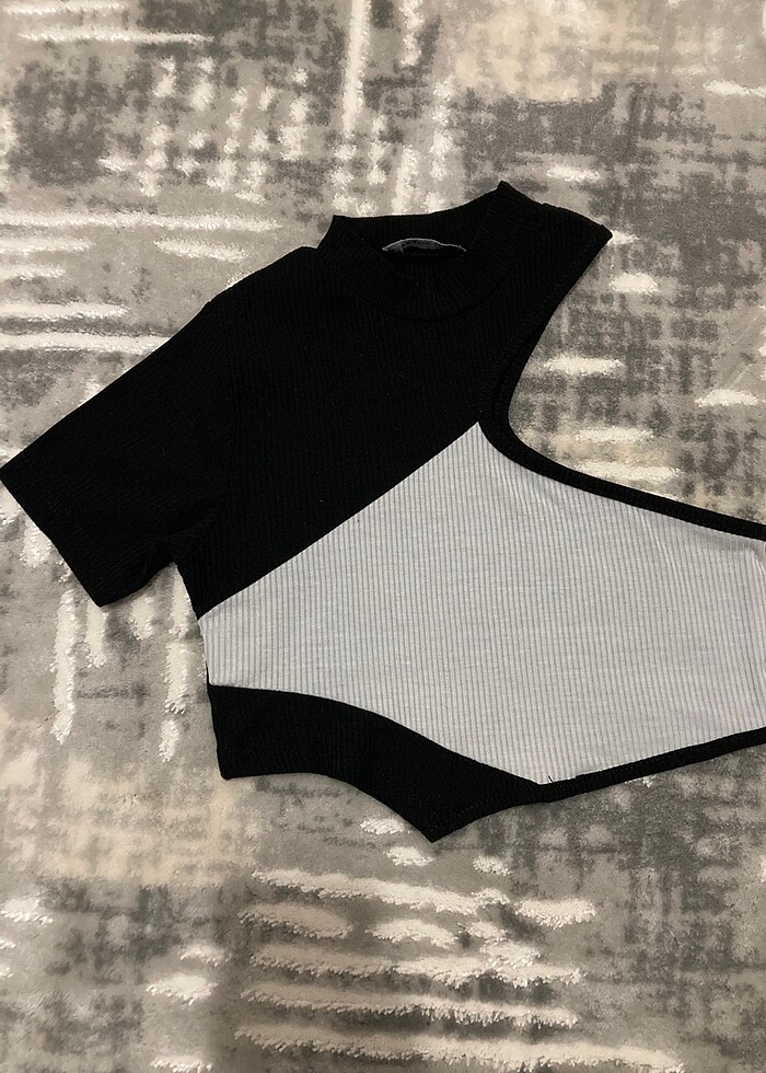 Fitilli örme bluz - Görsel 2