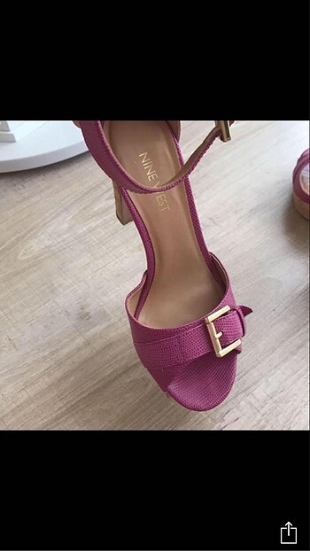 36 Beden pembe Renk Nine west fuşya topuklu