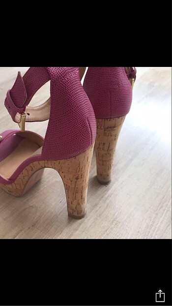 36 Beden Nine west fuşya topuklu