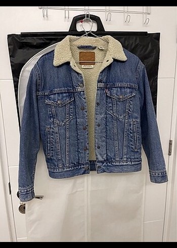Levis Sehir Stiline Uygun Mavi Denim Ceket