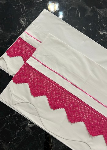 Dantelli Yastık Kılıfı Seti - Görsel 7