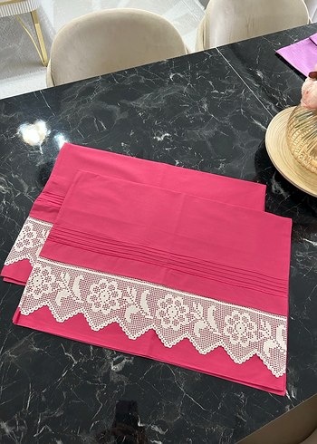Dantelli Yastık Kılıfı Seti - Görsel 4