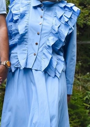 Bebe mavisi etekli takım - Görsel 2