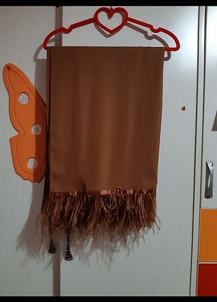 Tüylü şifon şal