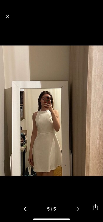s Beden Mezuniyet elbisesi beyaz zara